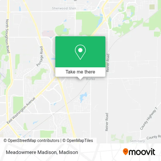 Meadowmere Madison map