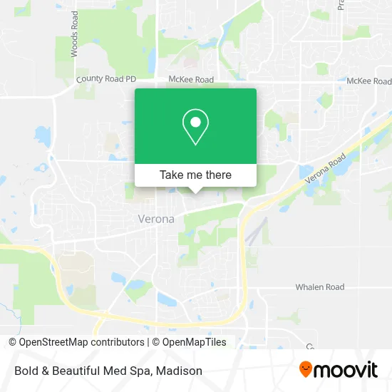 Bold & Beautiful Med Spa map