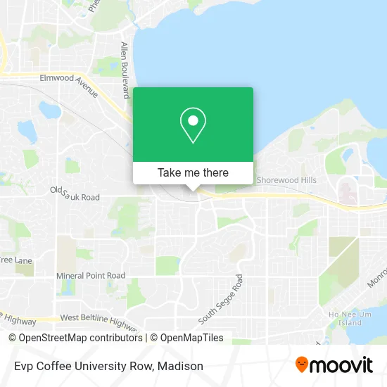 Evp Coffee University Row map