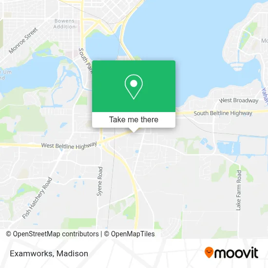 Examworks map