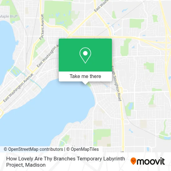How Lovely Are Thy Branches Temporary Labyrinth Project map