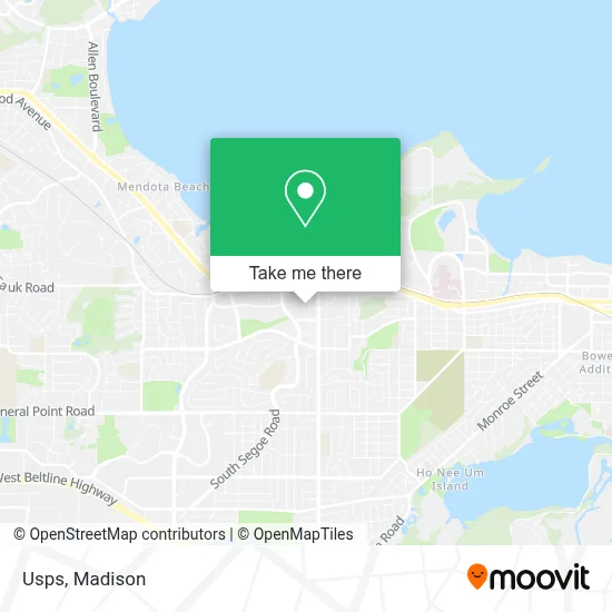 Usps map