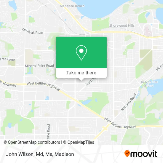 John Wilson, Md, Ms map