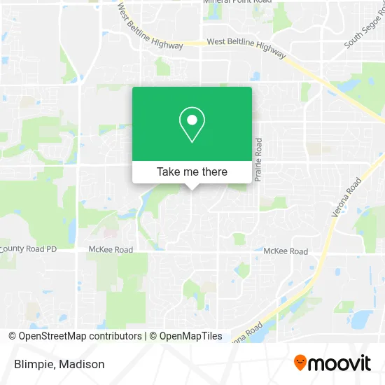 Blimpie map