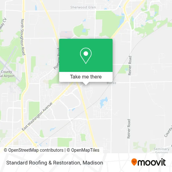 Standard Roofing & Restoration map