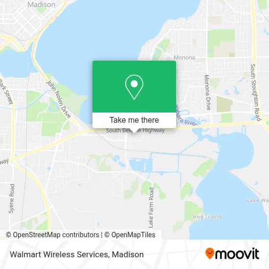 Walmart Wireless Services map