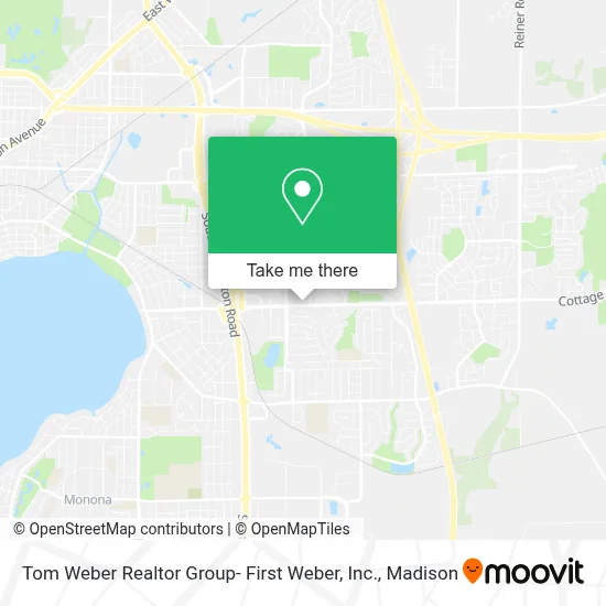 Tom Weber Realtor Group- First Weber, Inc. map