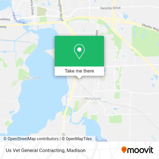 Us Vet General Contracting map