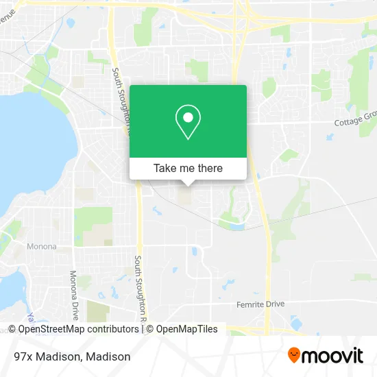 97x Madison map