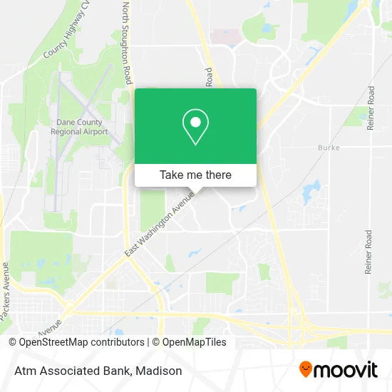 Atm Associated Bank map