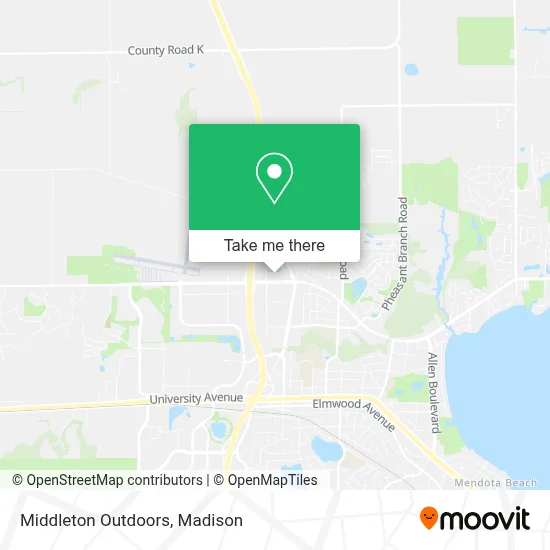 Middleton Outdoors map