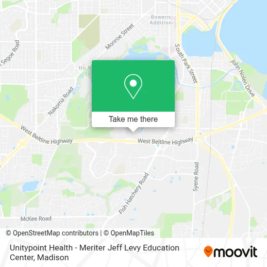 Unitypoint Health - Meriter Jeff Levy Education Center map