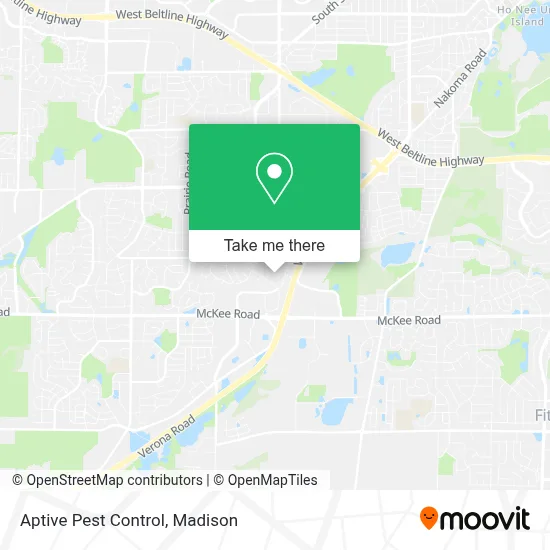 Aptive Pest Control map