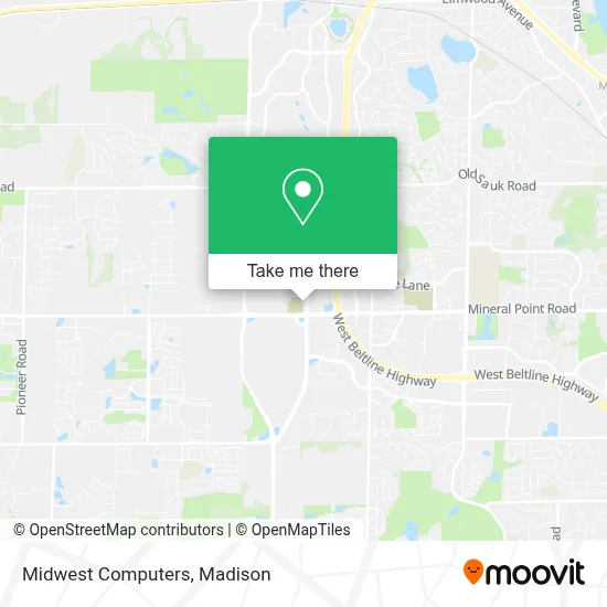 Midwest Computers map