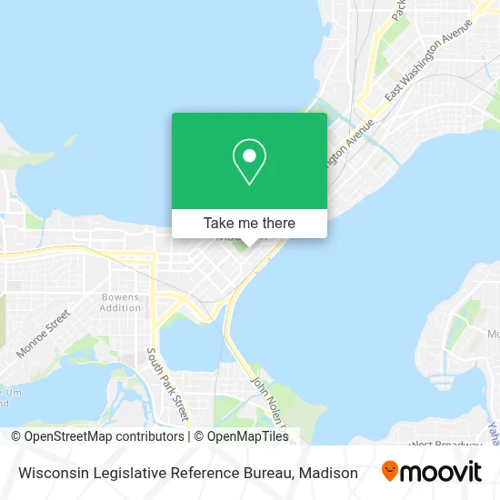 Wisconsin Legislative Reference Bureau map