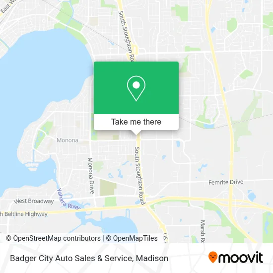 Badger City Auto Sales & Service map