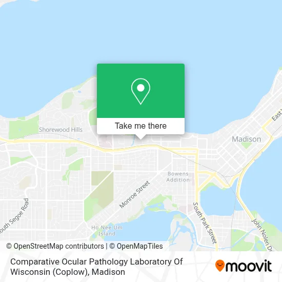 Comparative Ocular Pathology Laboratory Of Wisconsin (Coplow) map