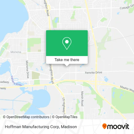 Hoffman Manufacturing Corp map