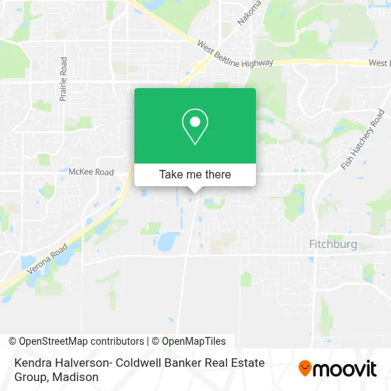 Kendra Halverson- Coldwell Banker Real Estate Group map