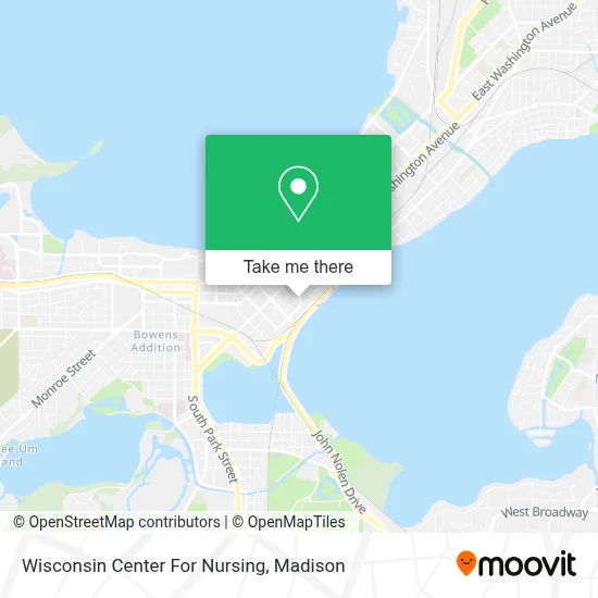 Wisconsin Center For Nursing map