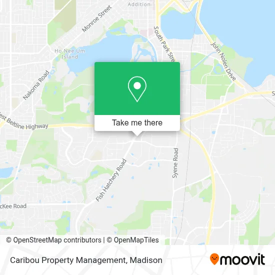 Caribou Property Management map