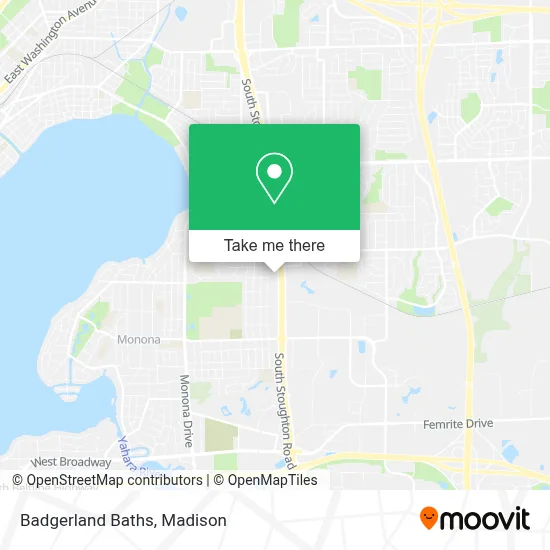 Badgerland Baths map