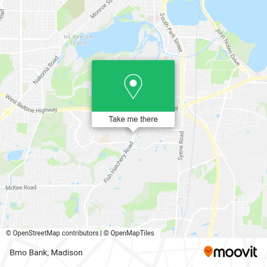 Bmo Bank map