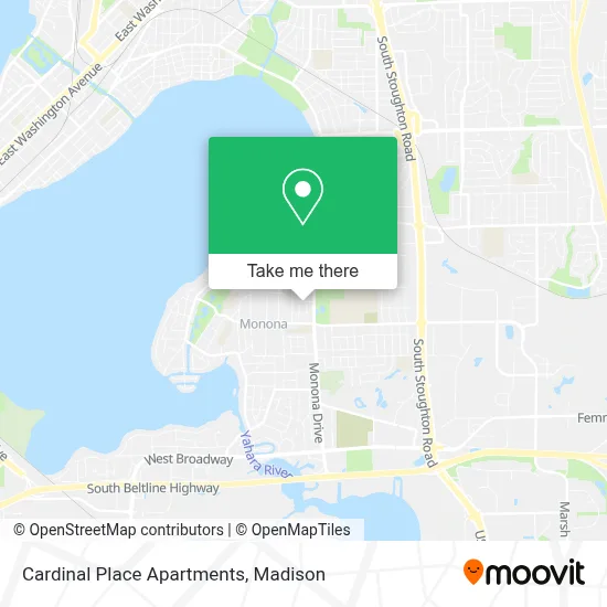 Cardinal Place Apartments map