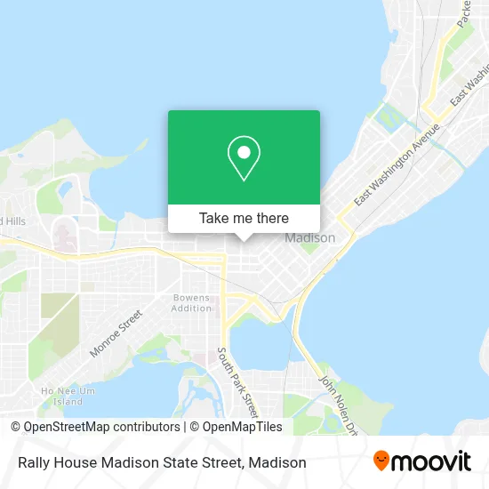 Rally House Madison State Street map