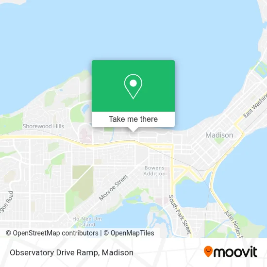 Observatory Drive Ramp map