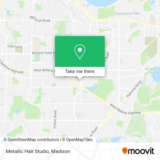 Metallic Hair Studio map