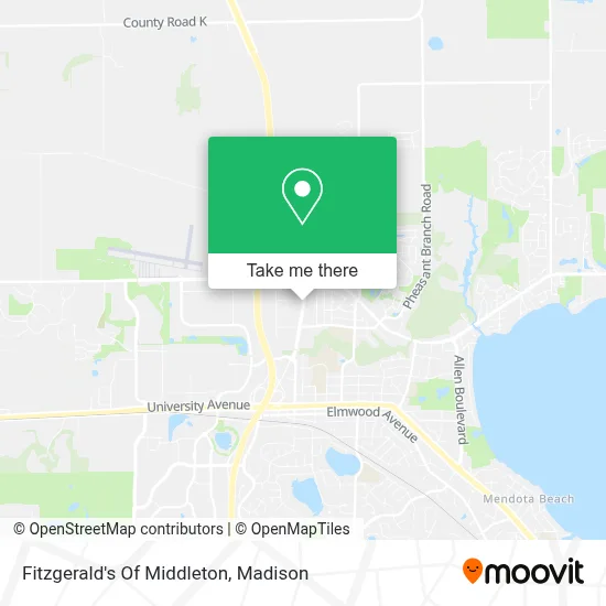 Fitzgerald's Of Middleton map