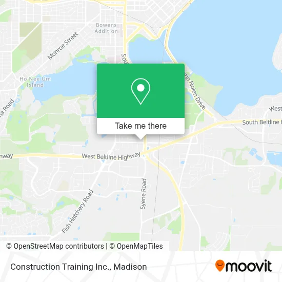 Construction Training Inc. map