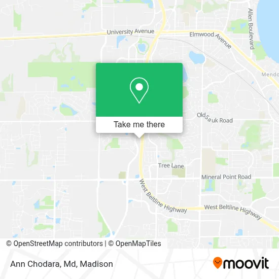 Ann Chodara, Md map
