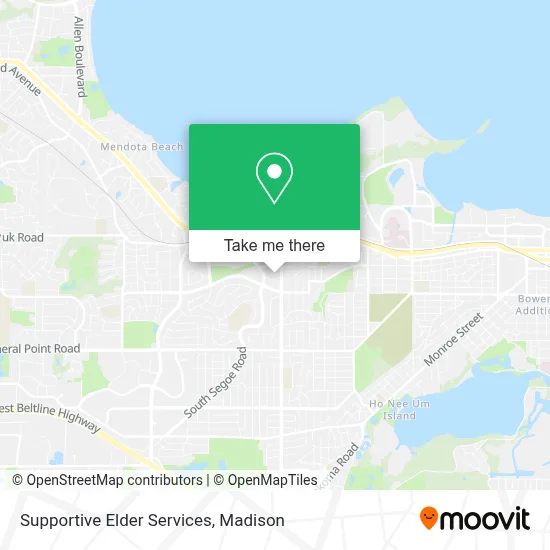 Supportive Elder Services map