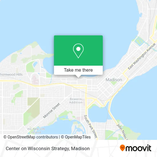 Center on Wisconsin Strategy map