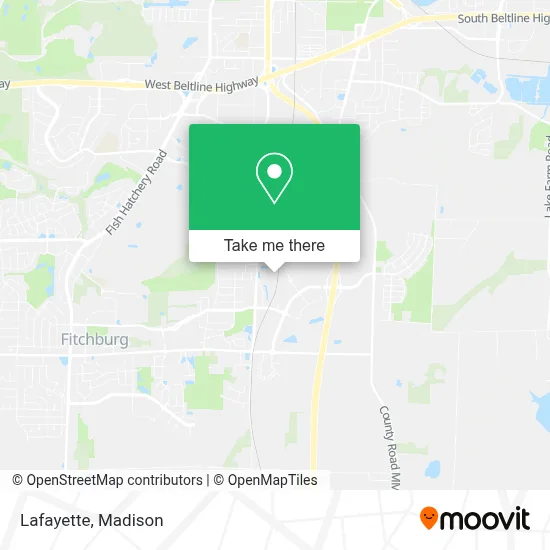 Lafayette map