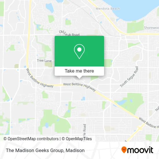 The Madison Geeks Group map