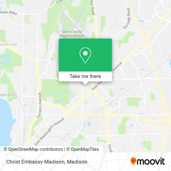 Christ Embassy Madison map