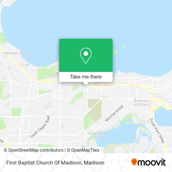 First Baptist Church Of Madison map