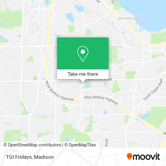 Tgi Fridays map