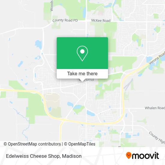 Edelweiss Cheese Shop map