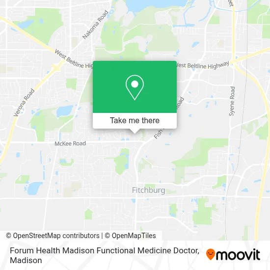 Forum Health Madison Functional Medicine Doctor map
