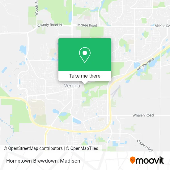 Hometown Brewdown map