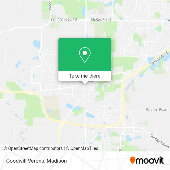 Goodwill Verona map
