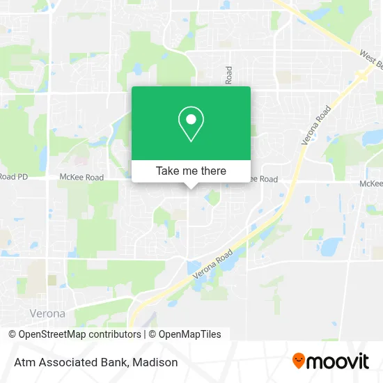 Atm Associated Bank map