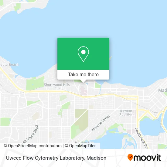 Uwccc Flow Cytometry Laboratory map