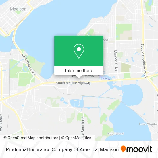 Prudential Insurance Company Of America map