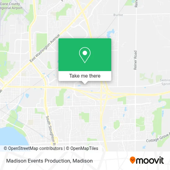 Madison Events Production map