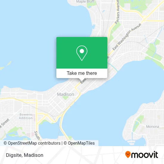 Digsite map